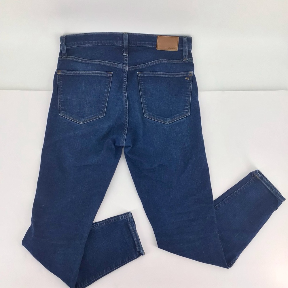 Madewell 10" High-Rise Skinny Jeans - Hayes Wash / Blue  Style F4684 Size 30 - Picture 13 of 14